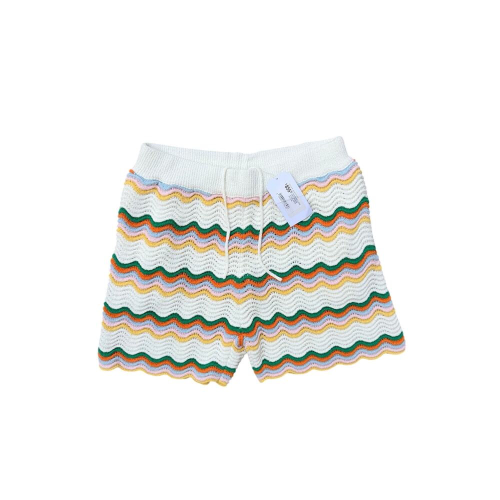 Size XL - Casablanca Wave Knit Shorts NEW